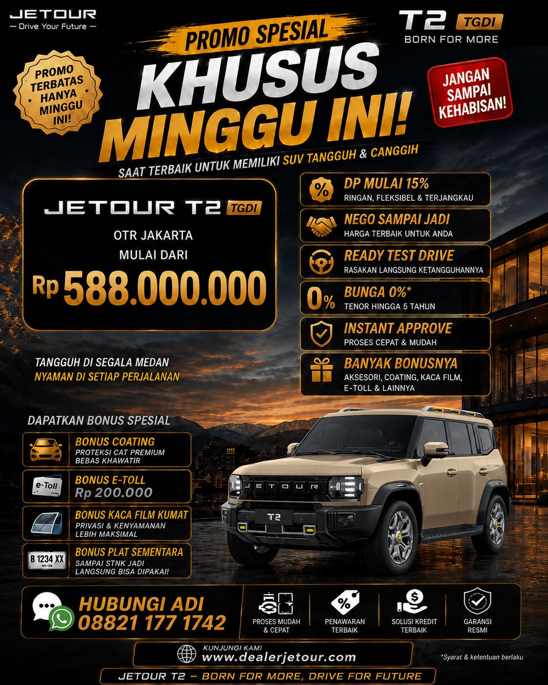 promo jetour t2 murah 2026